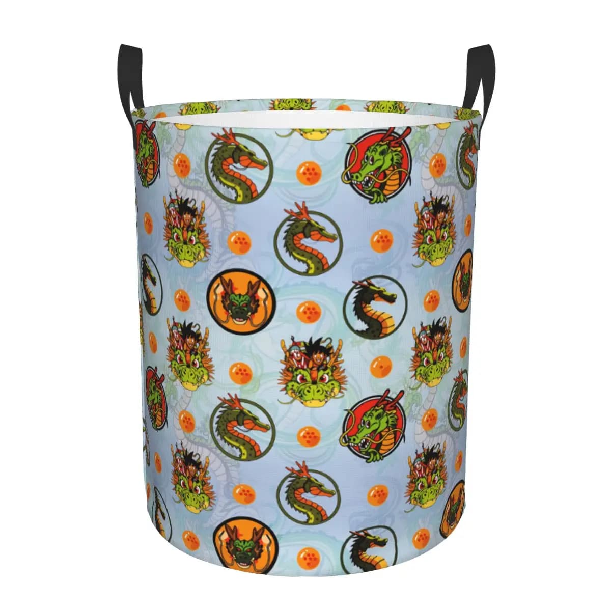 Cesto Portabiancheria Shenron Dragon Ball Son Goku, Grande Contenitore per Vestiti, Organizer per Libri e Calzini per il Bagno