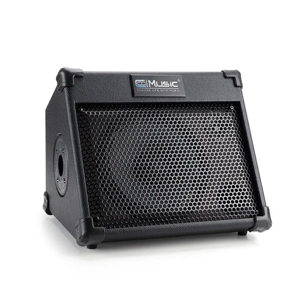 Coolmusic BP40 Altoparlante per chitarra 40W Amplificatore per tastiera acustica Ukulele Wireless ricaricabile Effetto riverbero per basso Monitor per cuffie
