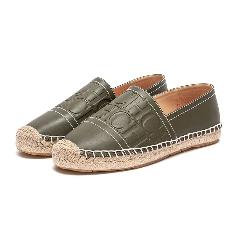 CHCH Scarpe da spiaggia da donna 2025 Nuove scarpe basse antiscivolo fatte a mano con fondo in canapa Scarpe casual regalo per la mamma