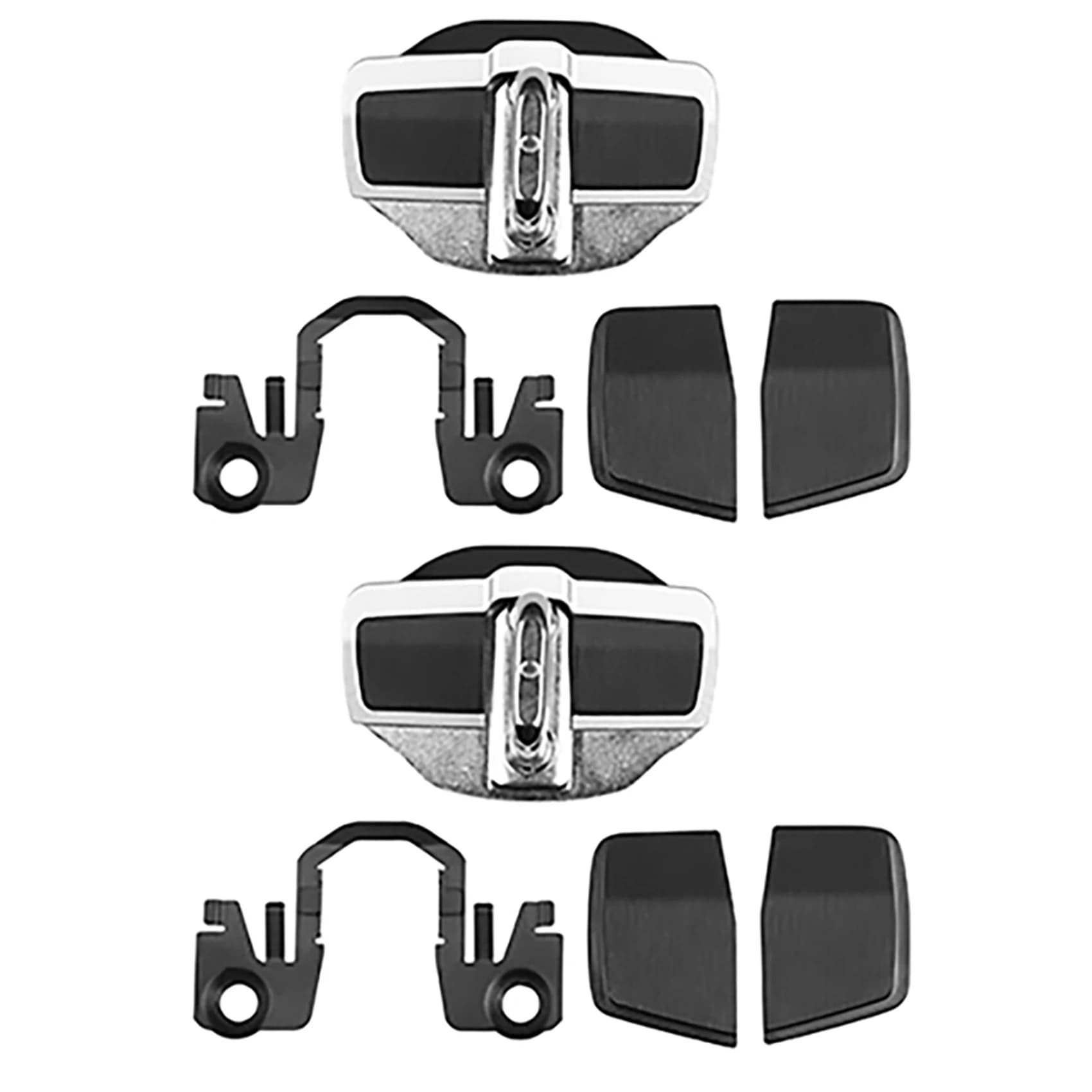 2 set TRD stabilizzatore della porta serratura della porta protezione chiusure coperchi del tappo per Toyota Land Cruiser Alphard Vellfire
