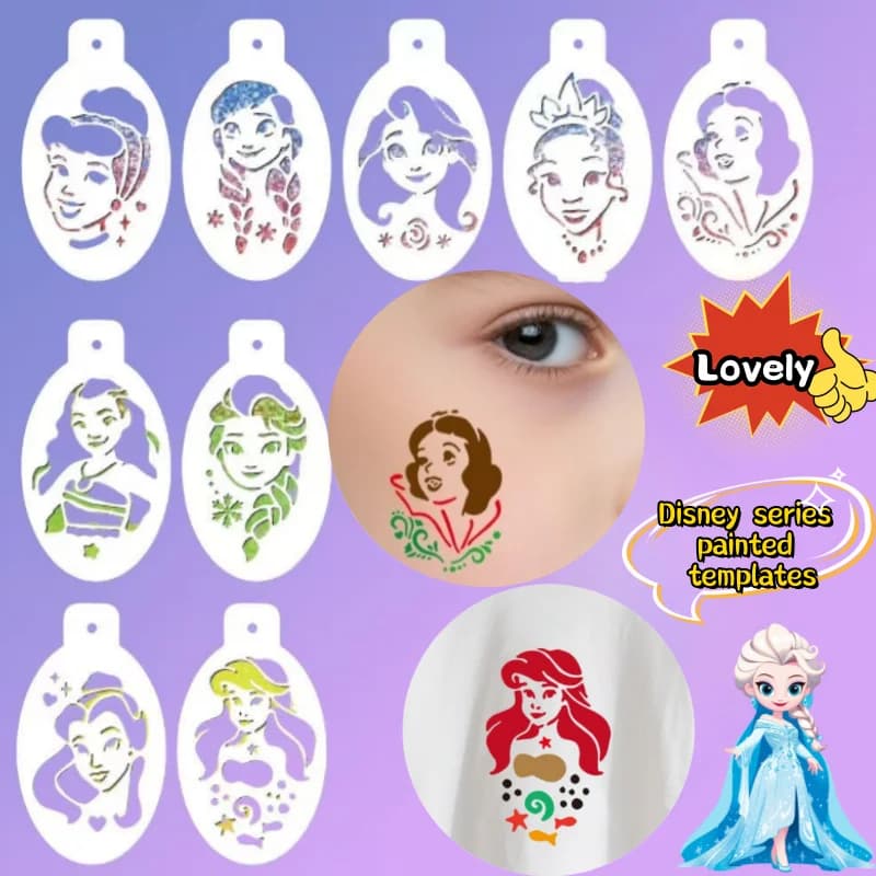 Disney Frozen Sofia Cenerentola Elsa Anna Modello dipinto Creativo in stile Puzzle per bambini di alto valore Modello di pittura fatta a mano fai-da-te
