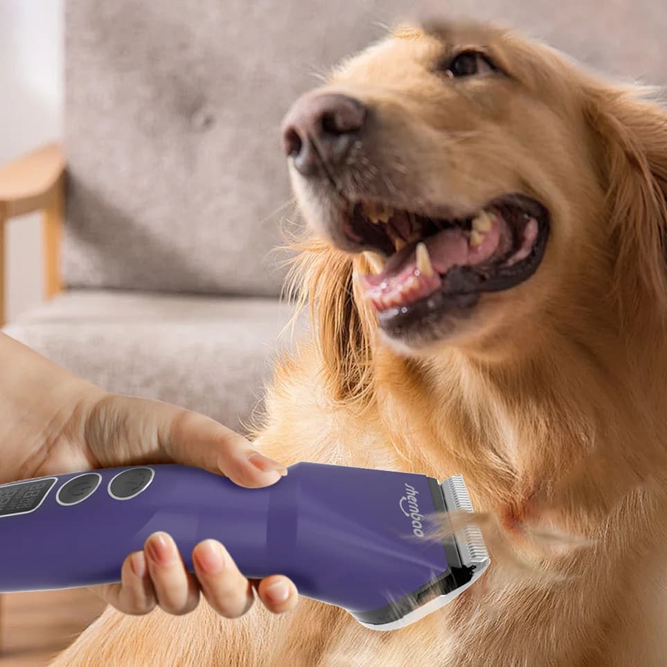 Quiet Professional Cordless Plastic Cat Dog Hair Clipper Electric Pet Grooming Trimmer Full Body Home Salon Use