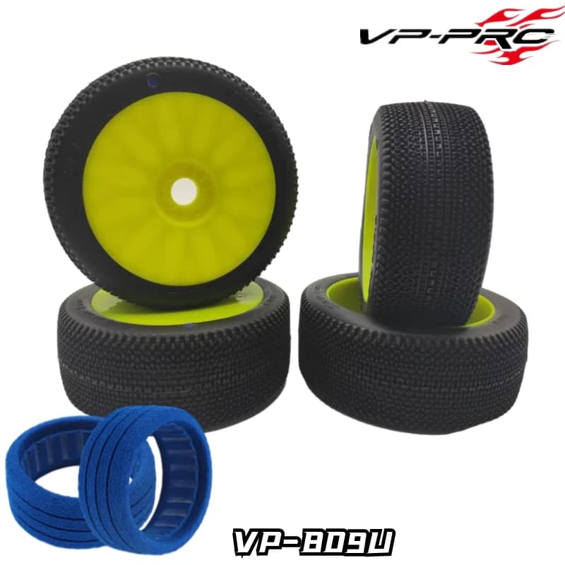 Alta qualità 1/8 RC Buggy Tire VP PRO 809U Blade Evo Medium Soft 17mm Nut Racing Tire Sponge High Grip ARRMA Xray Hsp Kyosho