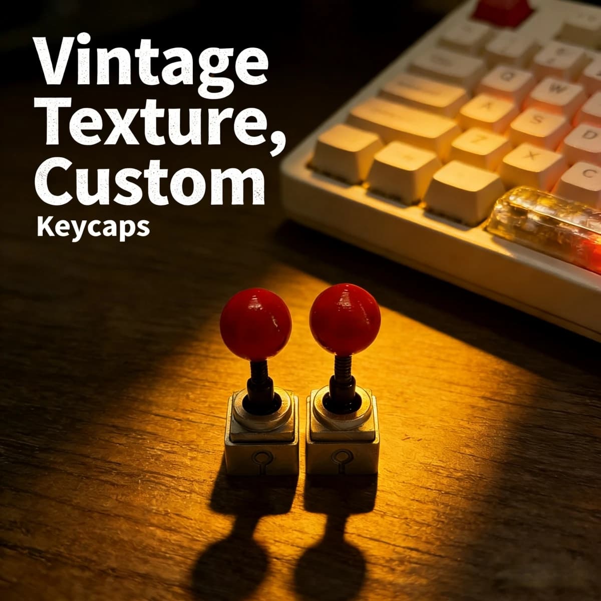 Theme Mechanic Keyboard Game Machine 1990, Handicraft Keyboards with MX Switch, Joystick, Custom DIY Accessories ♪
