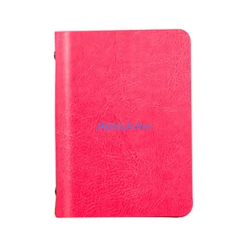 E65E Tasca per notebook a fogli mobili Copertina in pelle Diario aziendale Memo Planner Notepad Note Book Agenda