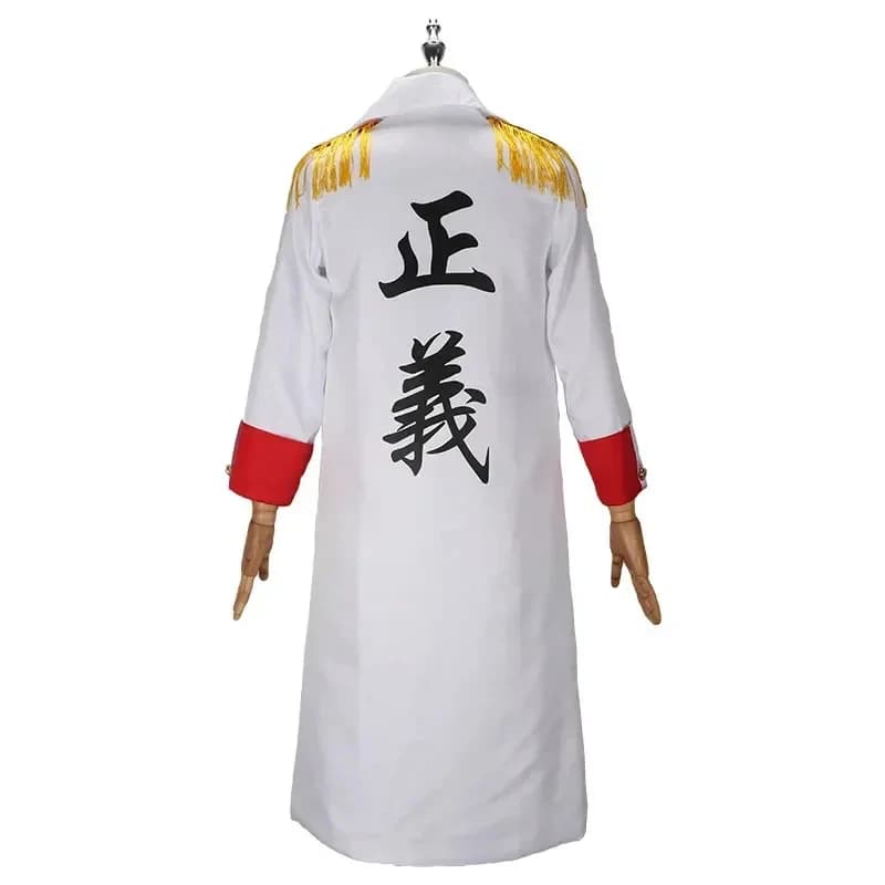 Costume di Halloween 2026 Nuovo Giacca/Cappotto Anime Monkey D. Garp Uniforme Marina Outfit Natalizio Abito da Ammiraglio ★ Lucky Cosplay