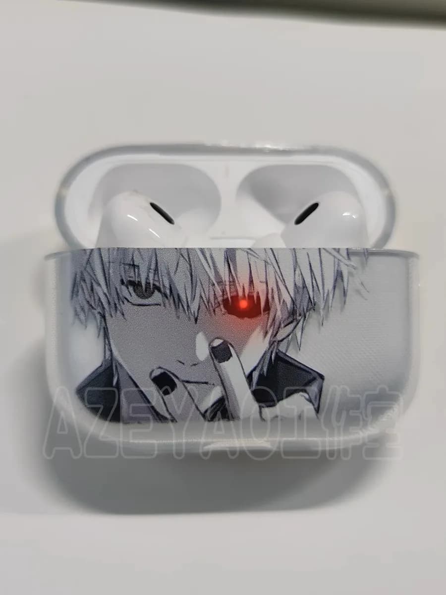 Luxury Souls Tokyo Ghoul Airpods Case For Apple Airpods 4 Shock Cover For AirPods 4 Pro Pro2 Transparent Auxiliary Custodies Bags