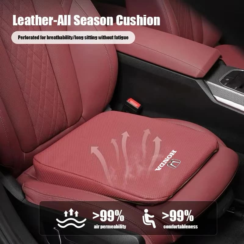 Coprisedile per auto Cuscino per seggiolino auto in pelle Protezione per anca Tappetino per Honda Civic Accord Fit Jazz CRV BRV HRV Insight Pilot