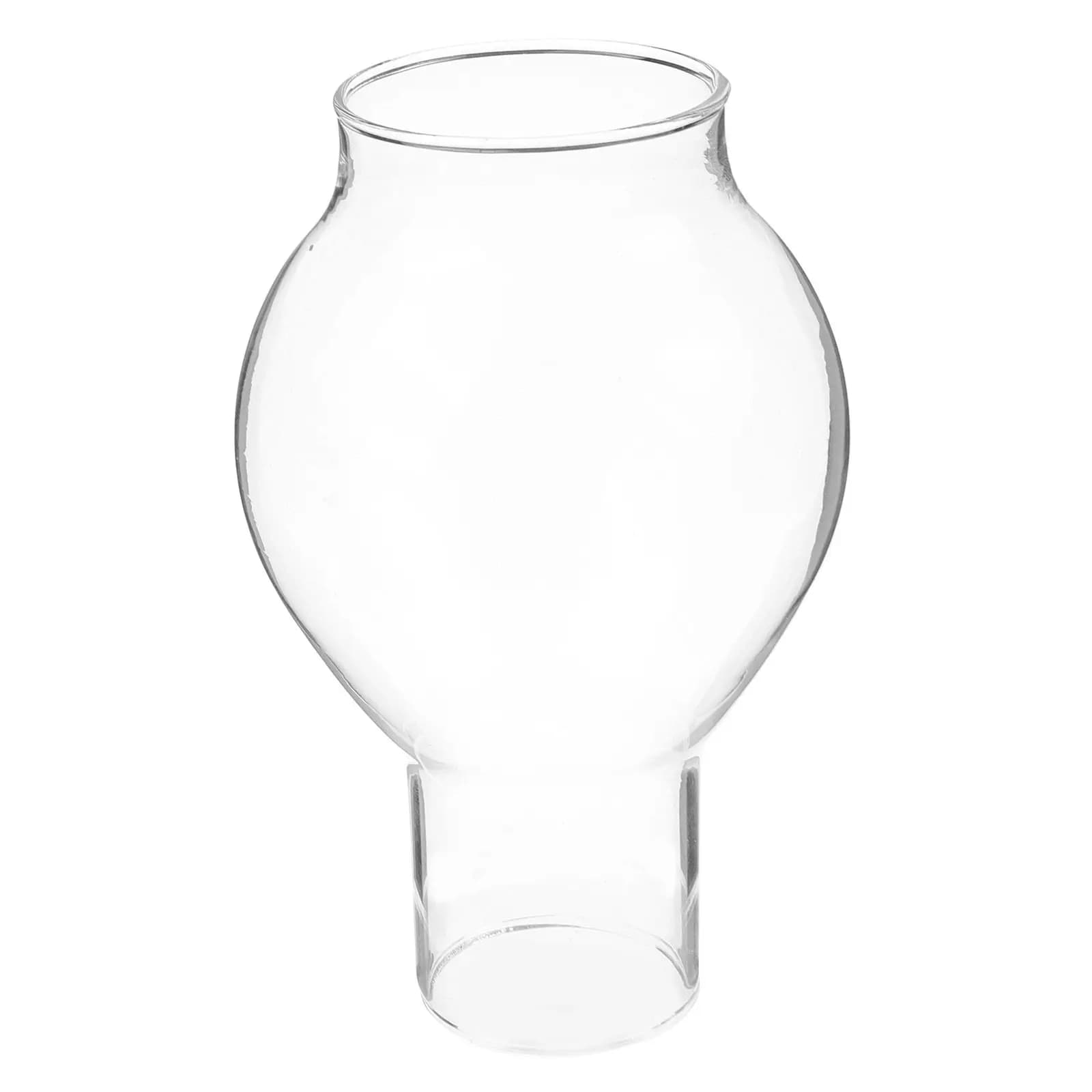 Transparent Glass Cover from Simple Design for Hot Flame Fireplace for Candles