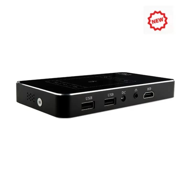 Il mini proiettore DLP portatile con WiFi 5G e BT supporta 1080P compatibile con iPhone e lampada LED Android