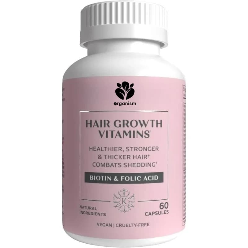 Vitamins for hair growth, biotin supplements, collagen stimulants, including saw palm, vitamin D3, etc. -60 capsules