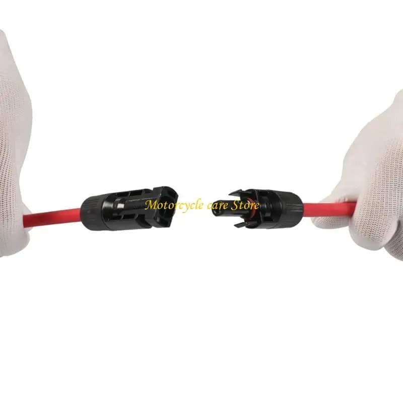 U75F 6.5Ft 10AWG Solar Extension Cable with Solar Panel Female and Male Connector
