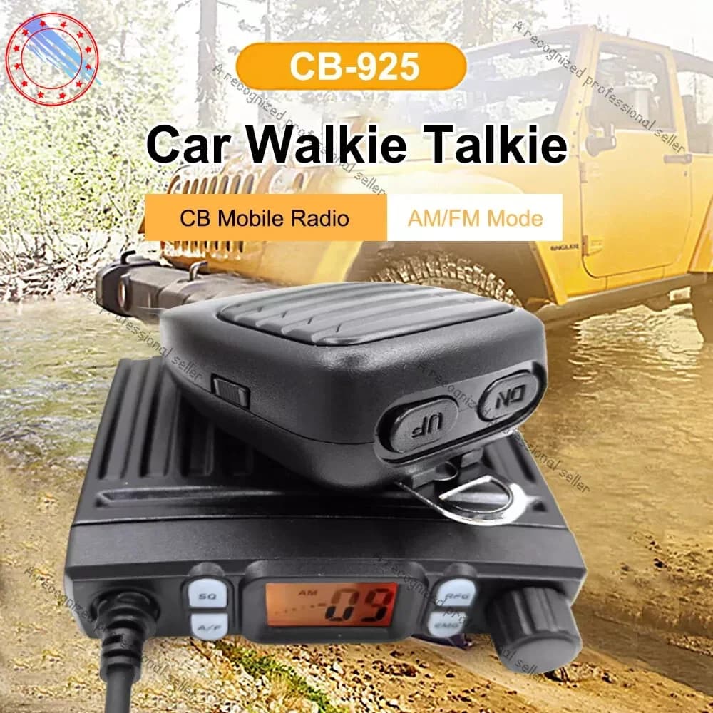 Radio a banda da dieci metri 25,6 ~ 30,1 Mhz mini walkie-talkie per auto a onde corte CB-925