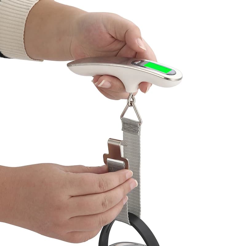 Bilancia per bagagli da 50 kg/110 libbre, bilancia elettronica digitale, bilancia portatile da viaggio