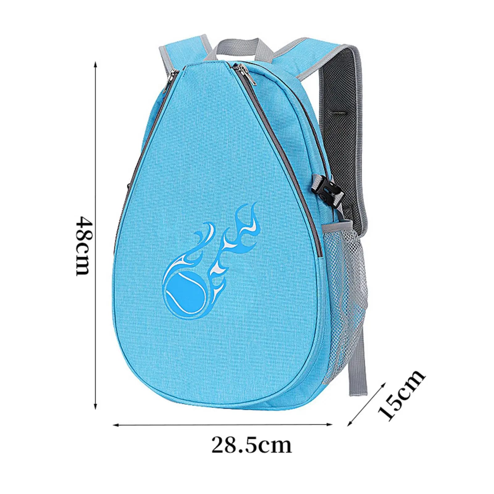 Borsa da Tennis, Zaino da Tennis per Donne e Uomini, per Contenere 2 o 3 Racchette da Tennis, Borsa Sportiva Multifunzionale