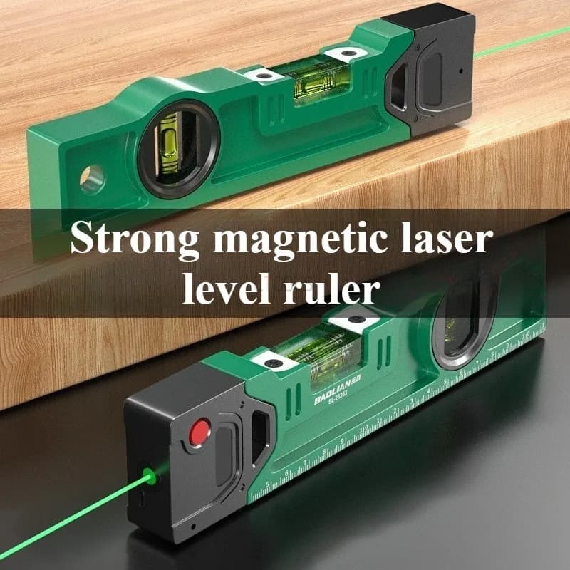 Piccolo gradiente Righello di livello laser ad alta precisione Piastrelle di ceramica Incollaggio dell'angolo Righello di misurazione Installazione a soffitto Livella a bolla