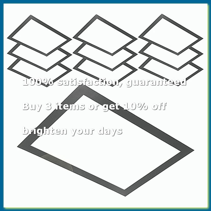 10PCS A5 Magnetic Diamond Art Frames, Self Adhesive Magnetic Picture Frame Frames Display Frame Black