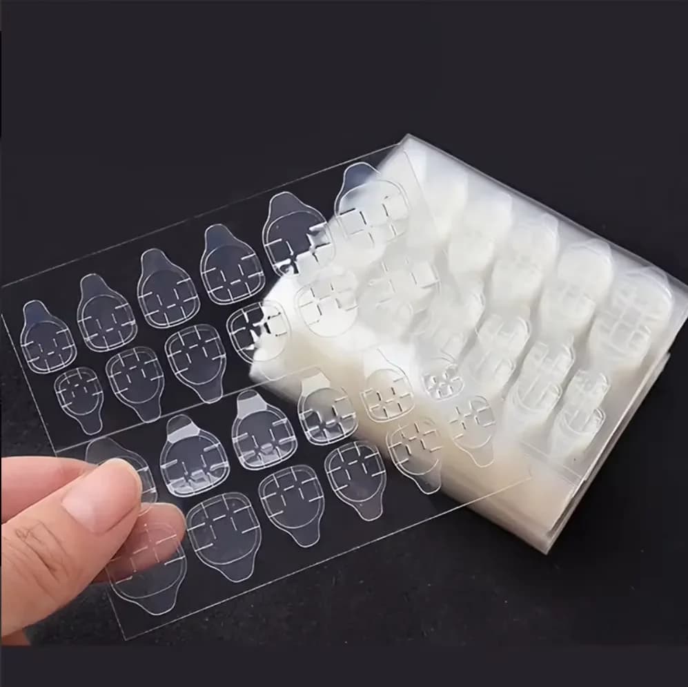 240/480 pieces strong adhesive tape for pressure nail tips - Biadsive adhesive film for fake-transparent nails