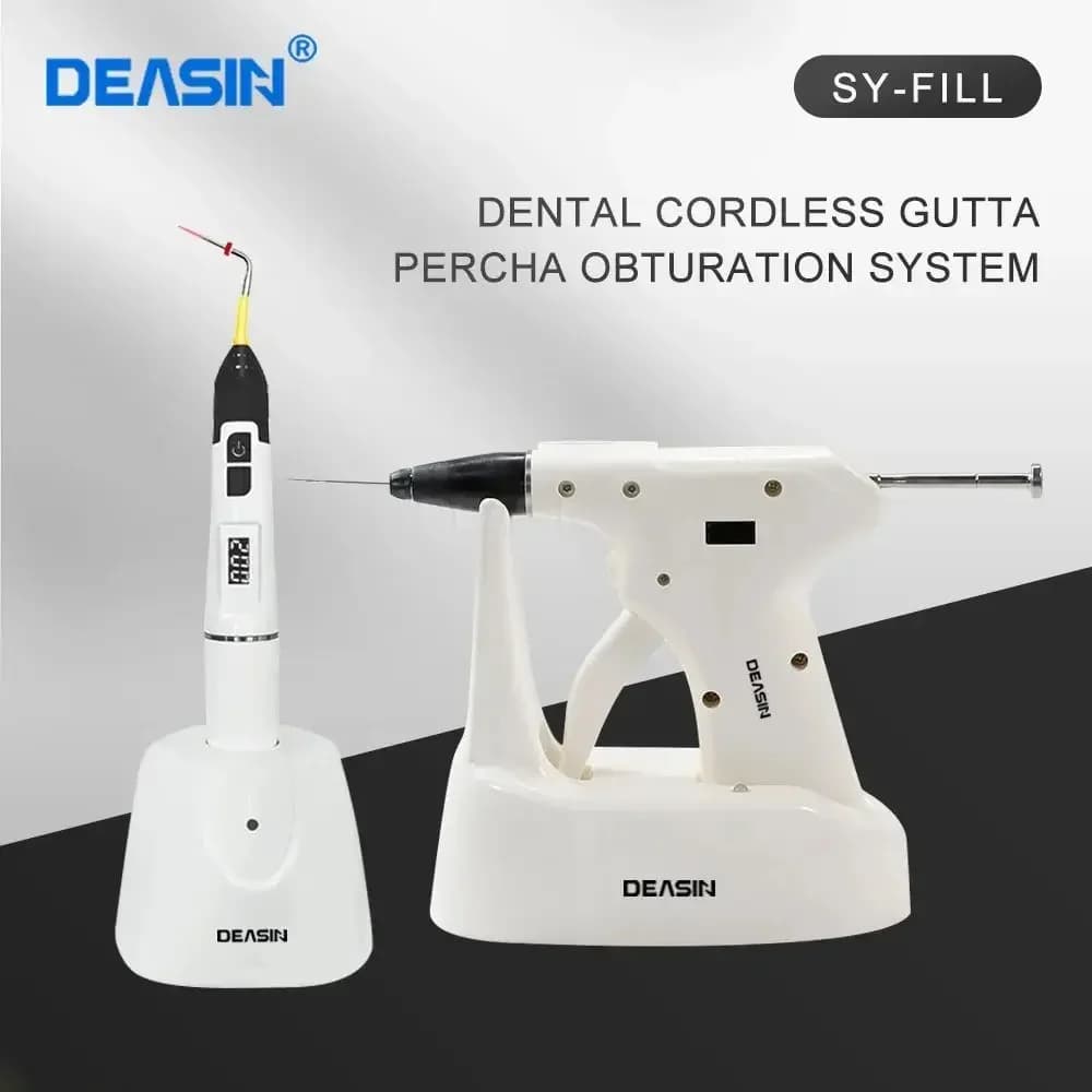 DEASIN Dental Obturation Endo System/Warm guttaperca Obturation Gun OLED Display LCD 4 pezzi punta riscaldante endodontica