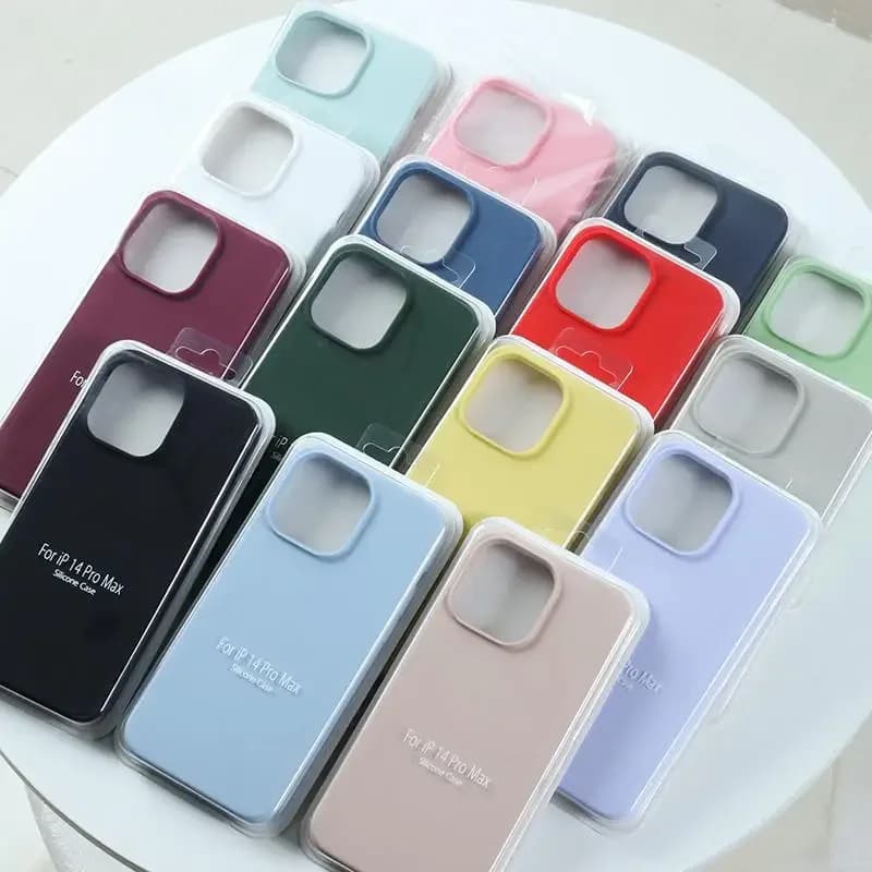 Liquid Silicone Case for Apple Iphone 15 Pro Max Case for Iphone 13 12 11 14 Pro Max Shockproof Protection Cover