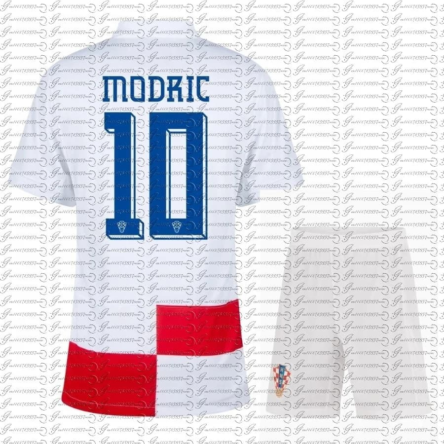 Nuovo Set T-Shirt Uomo 2026 - Squadra Nazionale Croata - Abbigliamento Estivo da Allenamento - Giacca Sportiva per Adulti - Pantaloncini