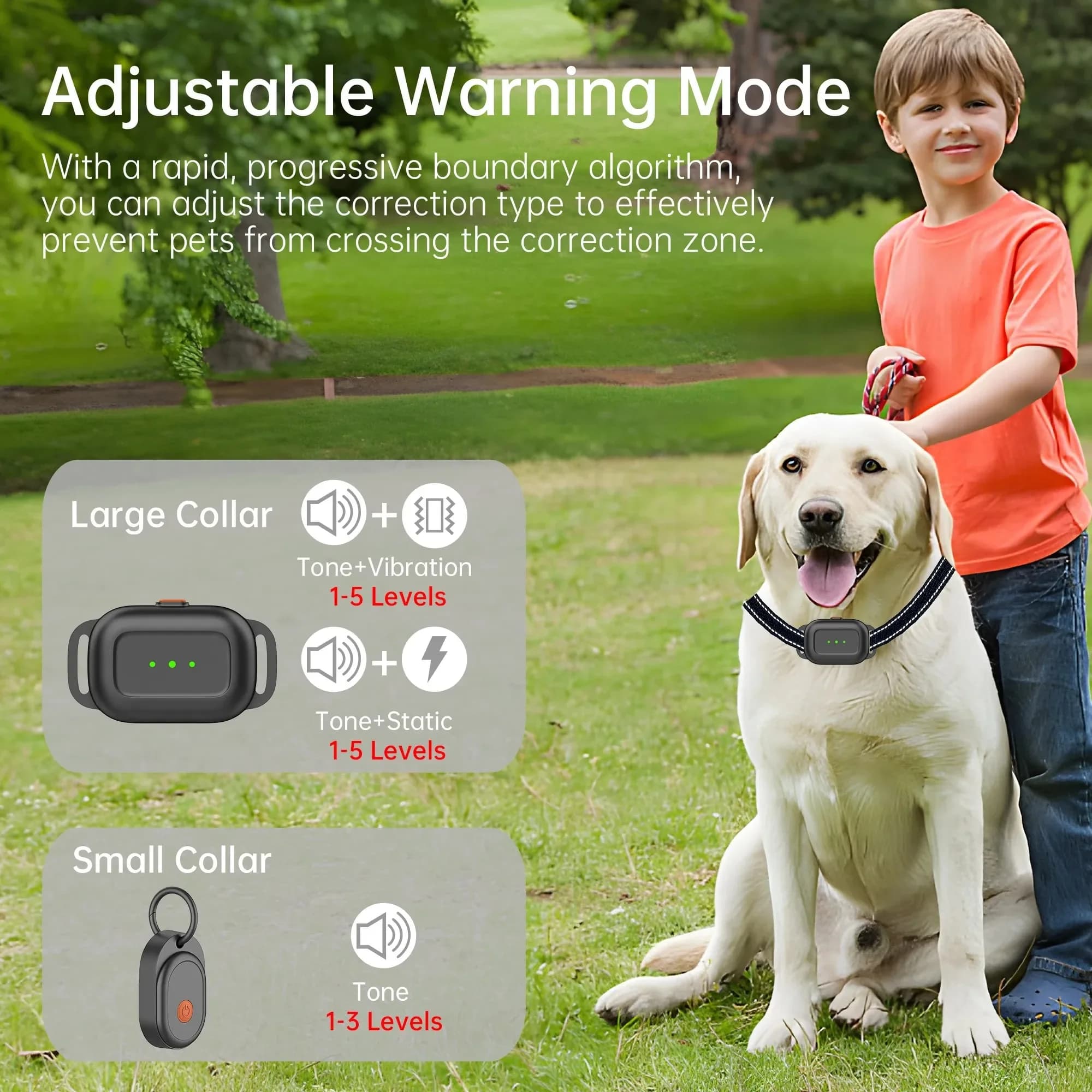 Invisible Wired Electric Dog Fence System, Portable Pet Dog In-Ground Outdoor Fence, Electric Dog Training Shock Collar Fence