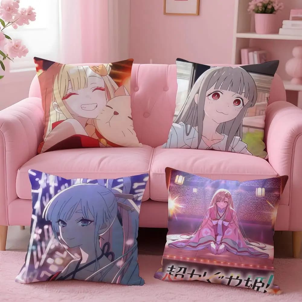 C-Cosmic Princess Kaguya! Comfortable and reversible cushion cover, ideal for car, sofa, bedroom and more