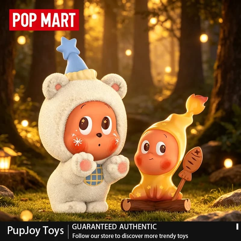 Figurine Originali Pop Mart Twinkle Twinkle Warm Afternoon In Frozen Soil, Collezione Hippers, Giocattoli Carini My Mini Baby