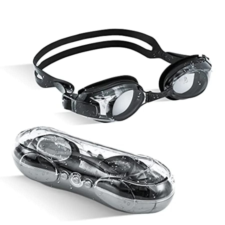 Swim Goggles Short Sighted, Swimming Goggles, Short Sighted Swimming Goggles for Men Women Adult Junior
