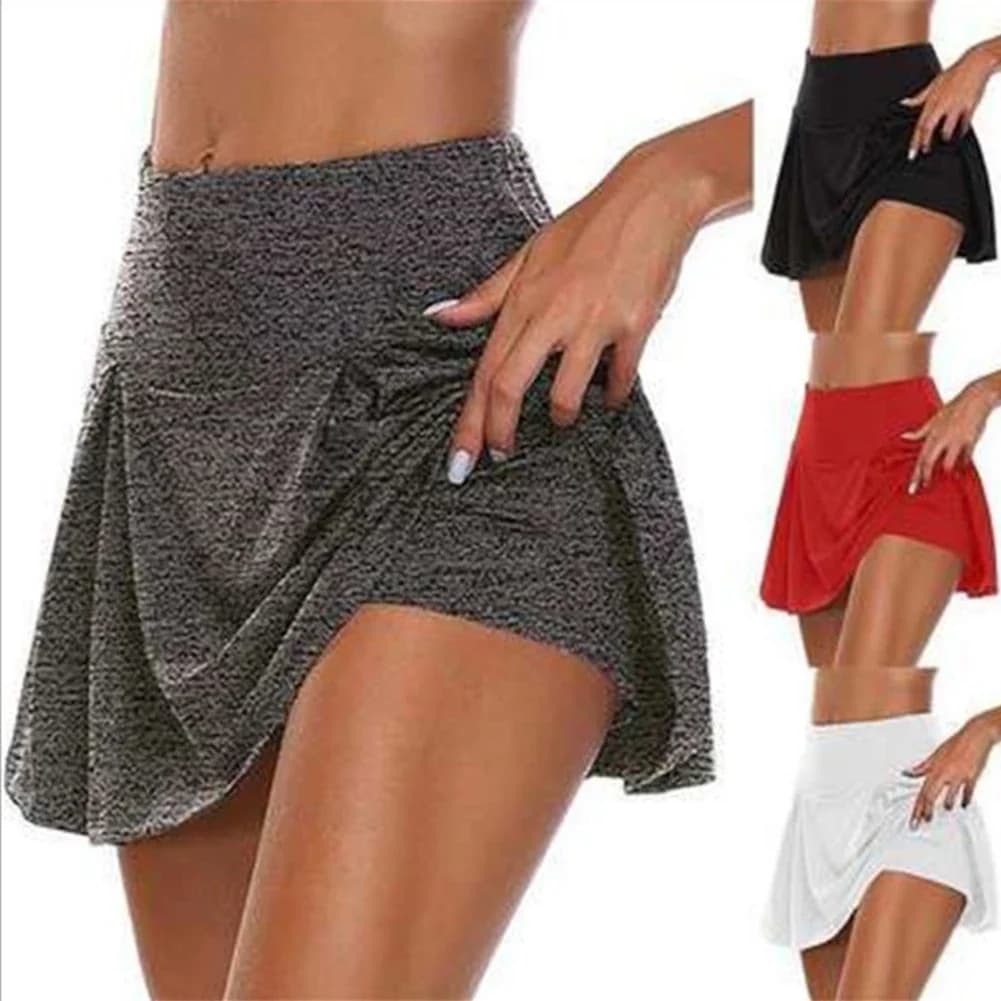 1 piece fast life drying women's yoga shorts new sport tennis dance fitness race cycling fitness gym short skirt