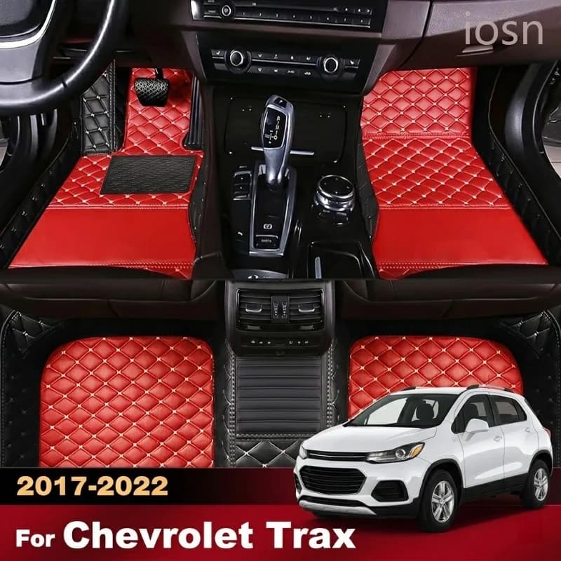 Custom 3D Car Floor Mats for Chevrolet Trax 2017-2022 All Weather Waterproof Full Coverage Auto Interior Accessories Carpet Rug