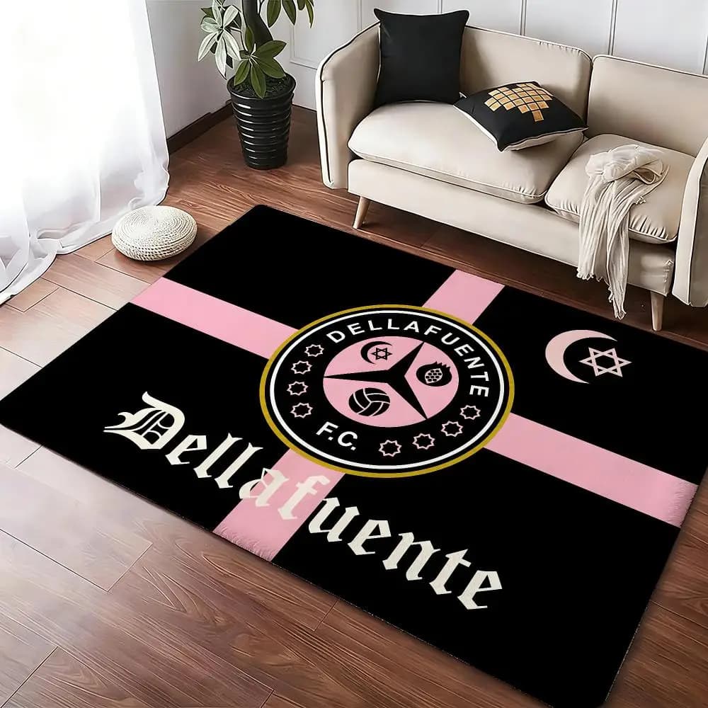 Singer D-Dellafuente Music Floor Mat Soft Thickened Absorbent Non-Slip Bedroom Living Room Door Mat Home Decor Flannel Rugs