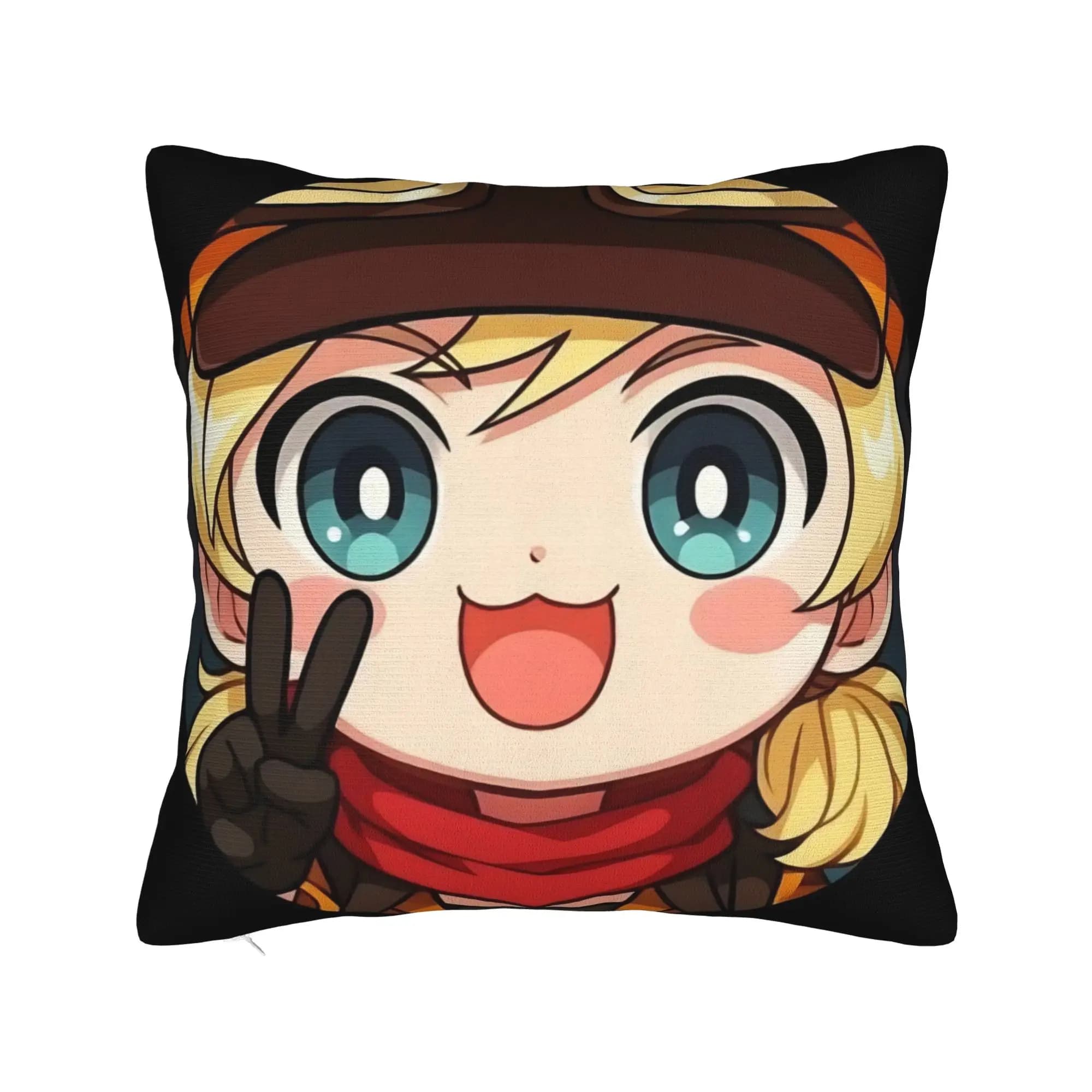 Fodere per cuscini decorative Trickcal C-Chibi Go Games Accessori per la casa Fodere per cuscini con cerniera in diverse misure
