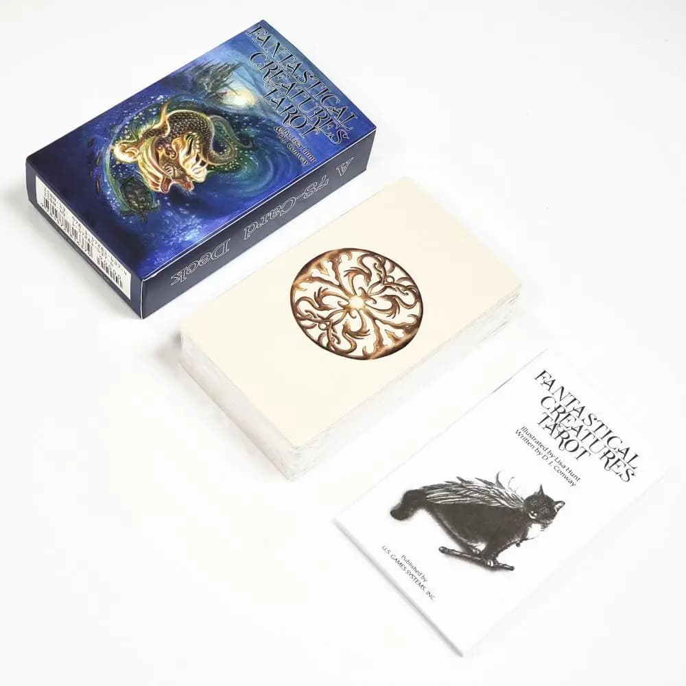 Vendita calda 12x7 cm Creature fantastiche Tarocchi Tempo libero Intrattenimento Carta Riunione di famiglia Divinazione Gioco da tavolo
