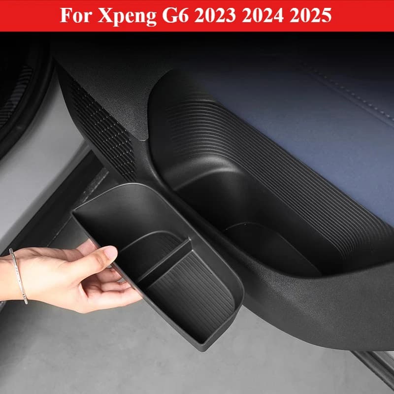 For Xpeng G6 2023 2024 2025 Car Door Slot Pad TPE Side Slot Door Zerbino Anti-slip Storage Box Waterproof Interior Accessories