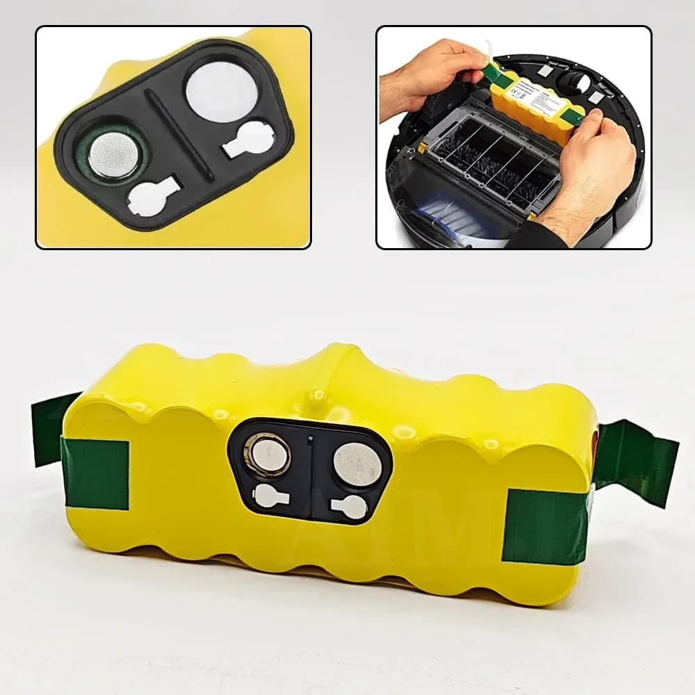 14.4V 9800mAh For iRobot Roomba Battery 500 700 800 900 595 620 650 780 890 Battery Per Roomba Vacuum Cleaner Battery