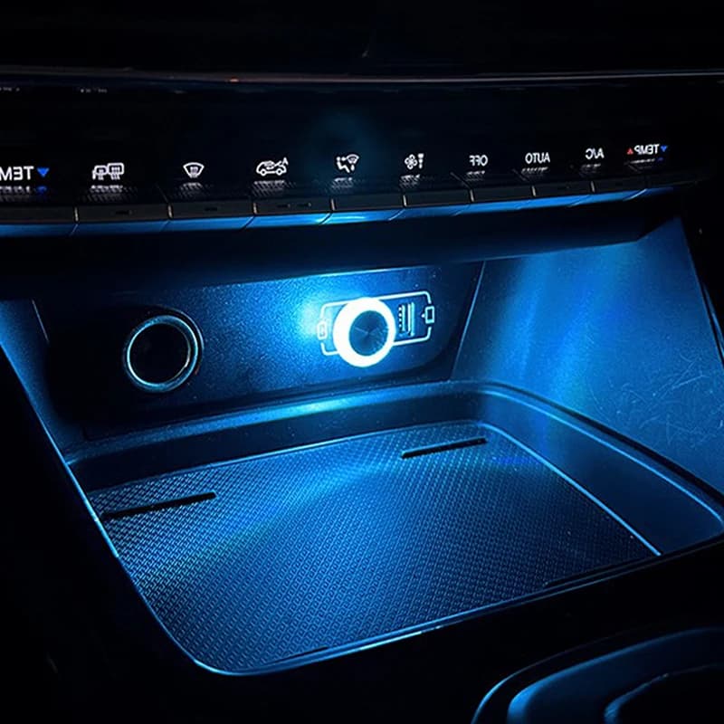 Lampada ambientale USB portatile per Auto Mini lampade Decorative a LED per atmosfera per interni Auto luce per Computer Plug Play