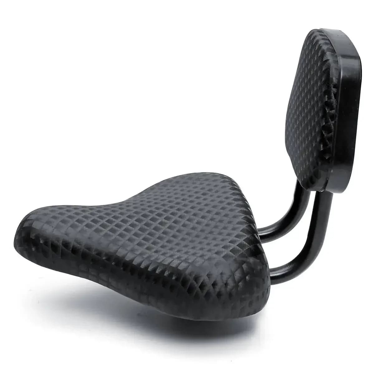 Sella per bici Cuscino per sedile per bicicletta con culo grosso Sella per bicicletta in spugna spessa con supporto per schienale Accessori per biciclette da ciclismo