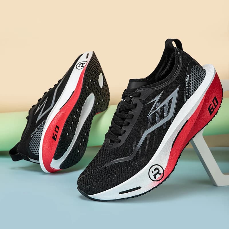 2025 Scarpe sportive da uomo Carbon Board 6.0 Maratona da corsa Rimbalzo stabile Scarpe da corsa da uomo resistenti all'usura Scarpe da jogging da allenamento