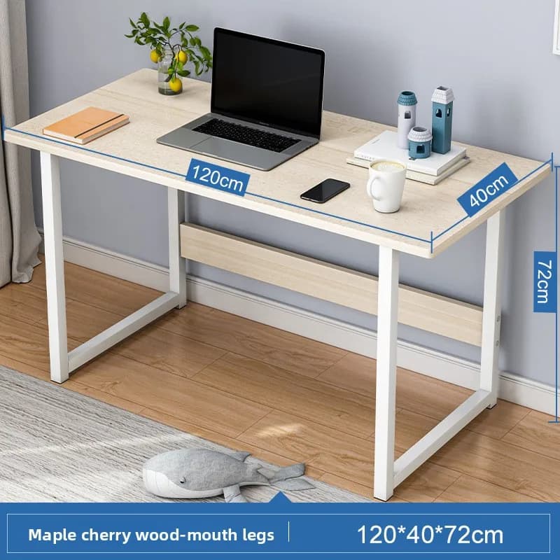 Scrivania multifunzionale per computer, semplice scrivania da studio, tavolo lungo per dormitorio, scrivania da scrivania.