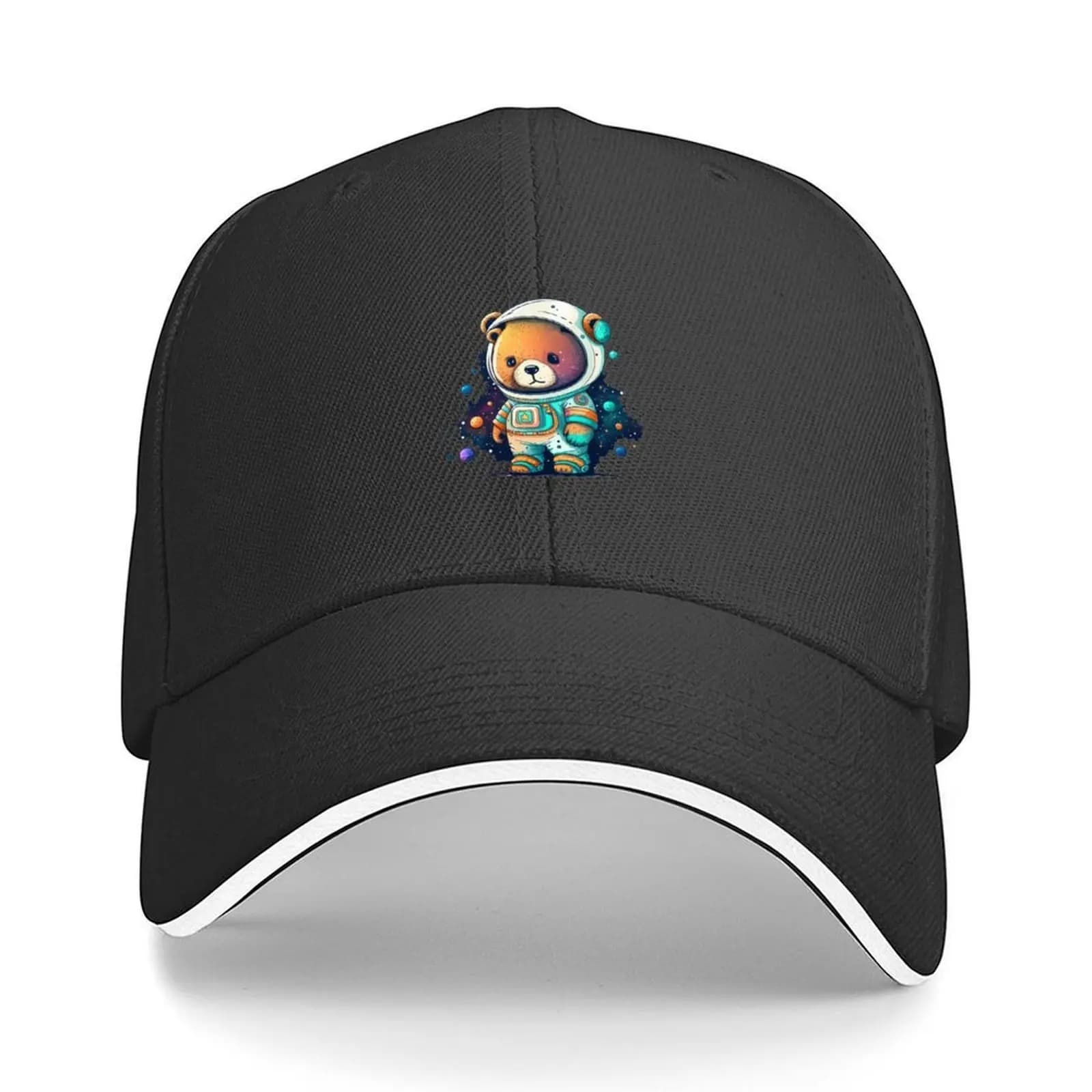 Cute Astronaut Bear Baseball Cap custom Hat Visor hats for men Hat Luxury Brand Women's Beach Outlet 2025 Men's