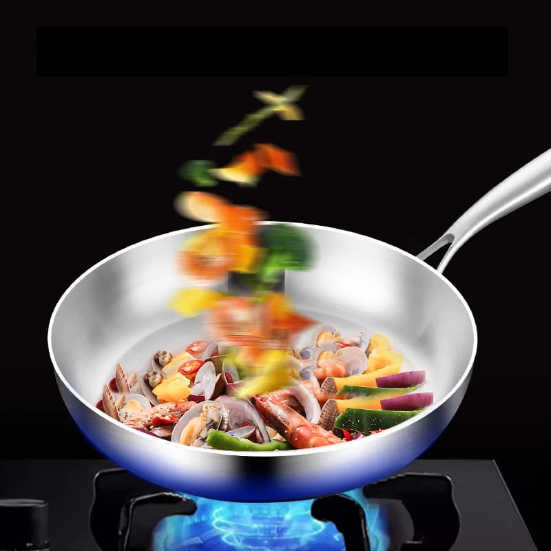 316 Stainless Steel Fryer Non Stick Cooking Pots Gas cooker Induction cooker Universal milk pot