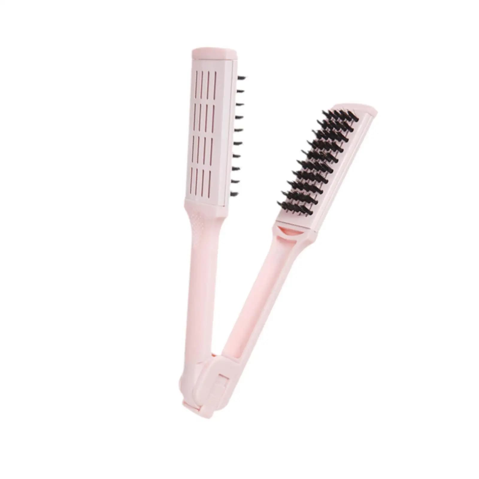 Double-sided brush clamp for home barber salon
