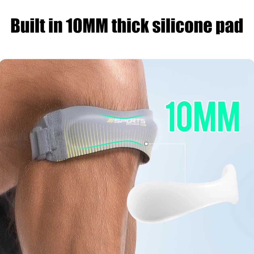 1 Pezzo Fascia per Tendine Rotulee - Supporto Stabilizzatore per Dolore al Ginocchio e Rotula, per Ginocchio da Salto, Escursionismo, Basket, Tennis, Squat