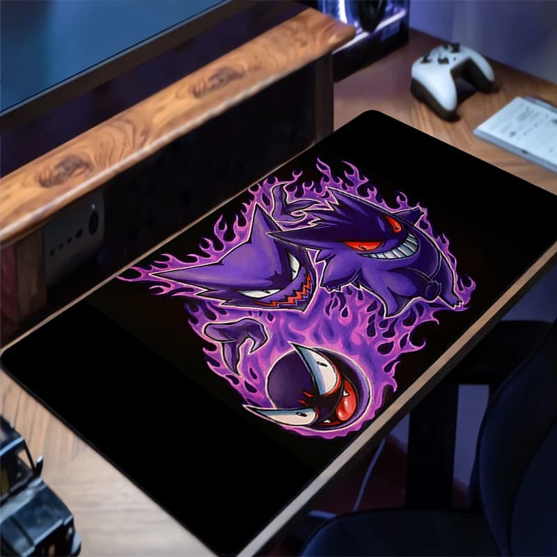 Tappetino per mouse Pokemon Gengar 90x40 cm Accessori da gioco Notbook Computer Speed ​​E-sports Players Tappetino per tastiera da gioco Tappetino per scrivania Tappetino per mouse