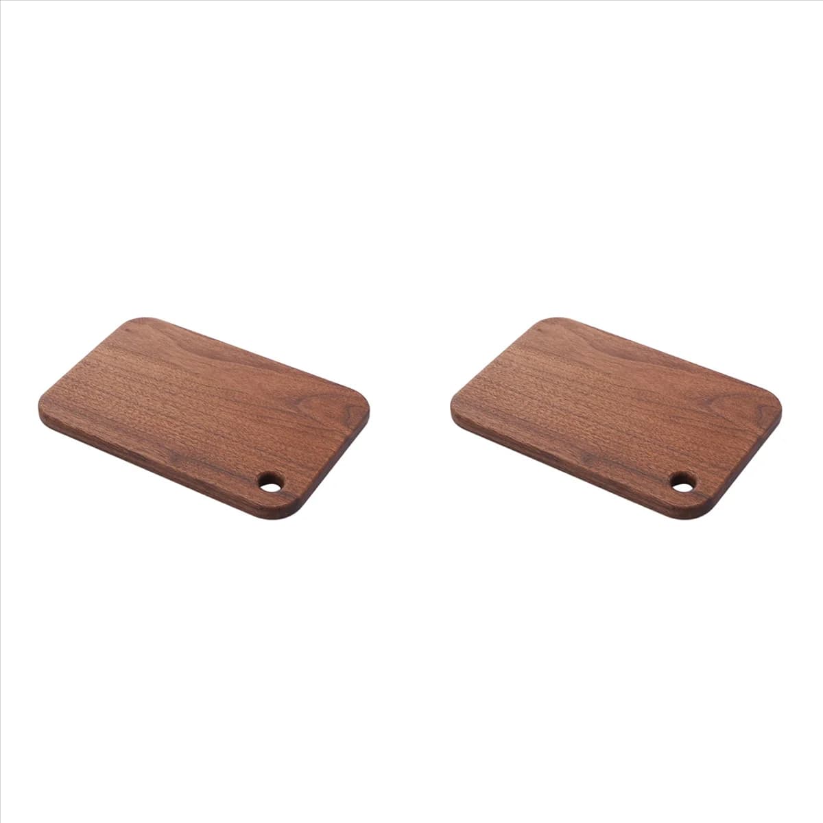 BAAU 2X Wood Food Cutting Board Outdoor Camping Tablet Fruit Meat Bread cutting board, L