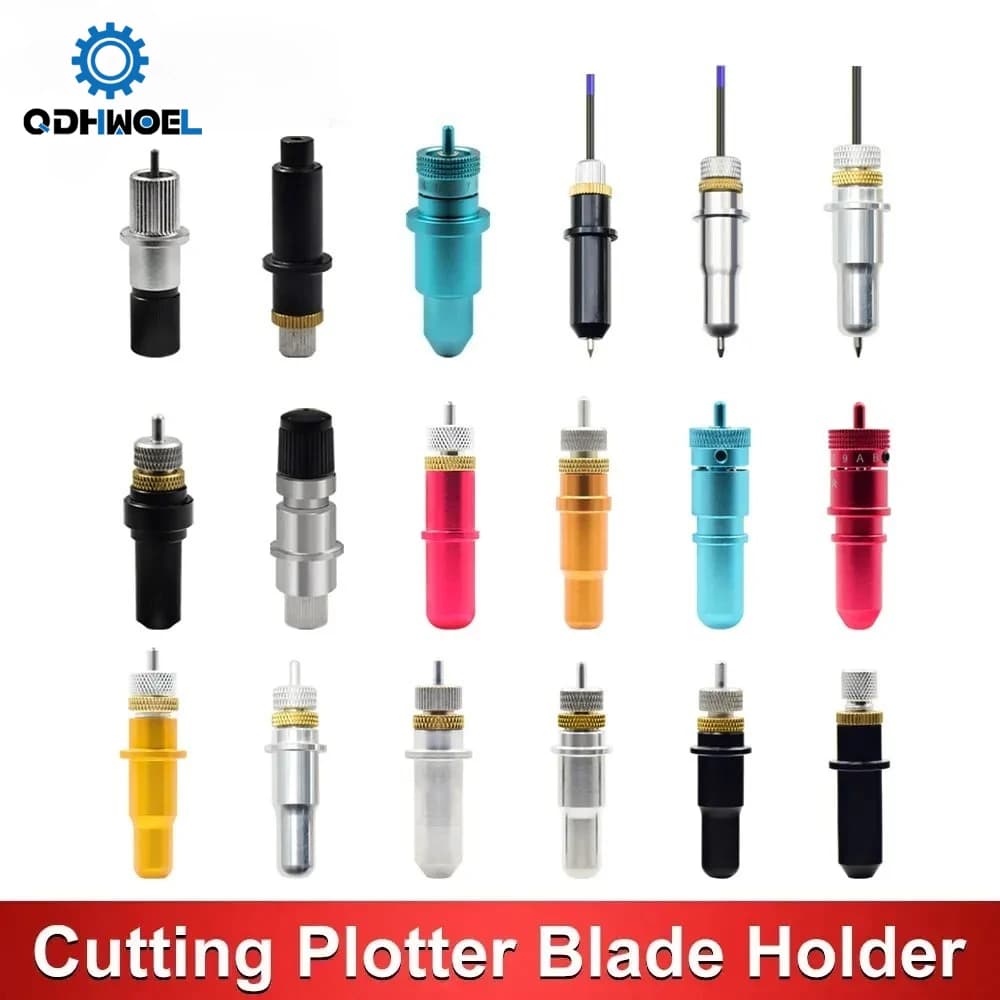 QDHWOEL Blade Holder For Silhouette Cameo 4 Graphtec CB15 CB09 Summa Roland LiYu Skycut For Vinyl Plotter Cutter Machine