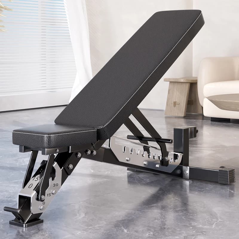 Stool with handlebars for domestic use, multifunctional sit-up table, fitness chair, bench with professional man's barbell