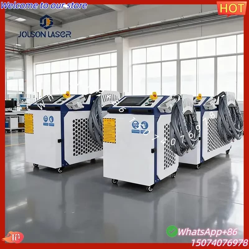 2026 JOLSON Professional Handheld Fiber Cleaning Machine 1500W 2000W 3000W 6000W Rust Paint Oil