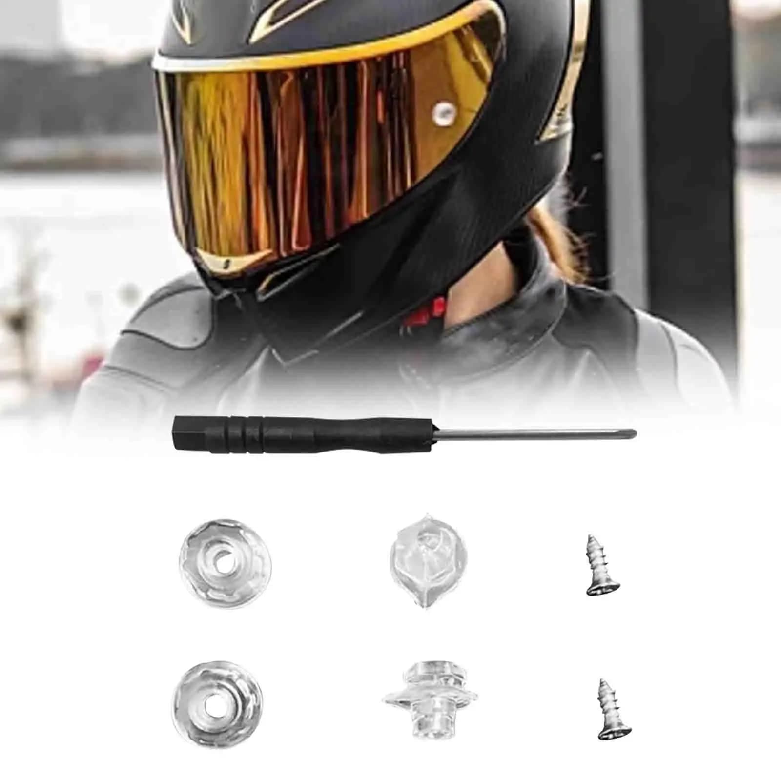 Perni con inserto antiappannamento che fissano i perni della visiera del casco portatile per Shoei K1 K5S